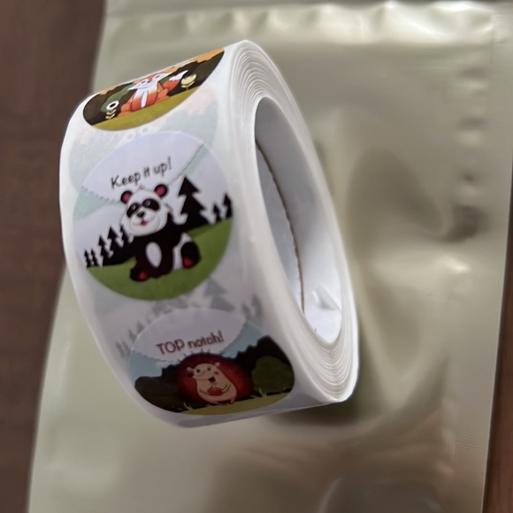 2/25$ 500 pcs Animal Stickers 1" inch (8 Designs) - Picture 7 of 7